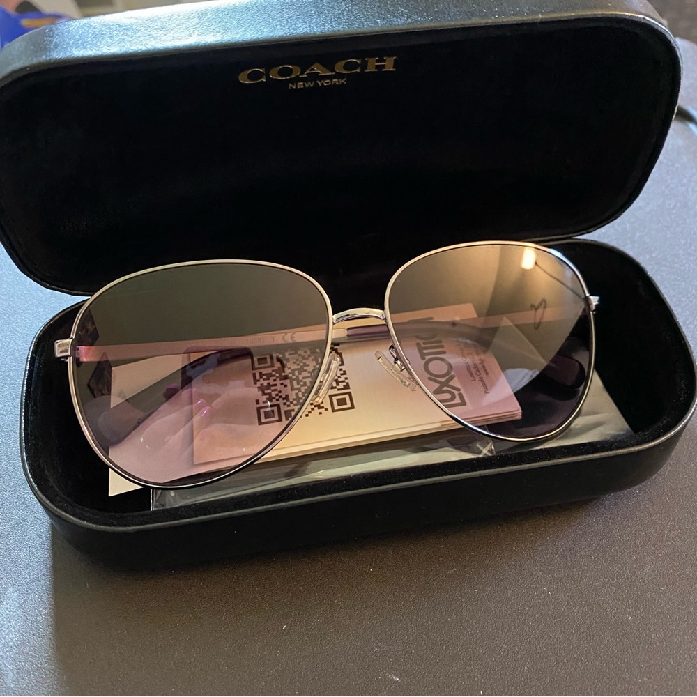 Coach Purple Sunglasses